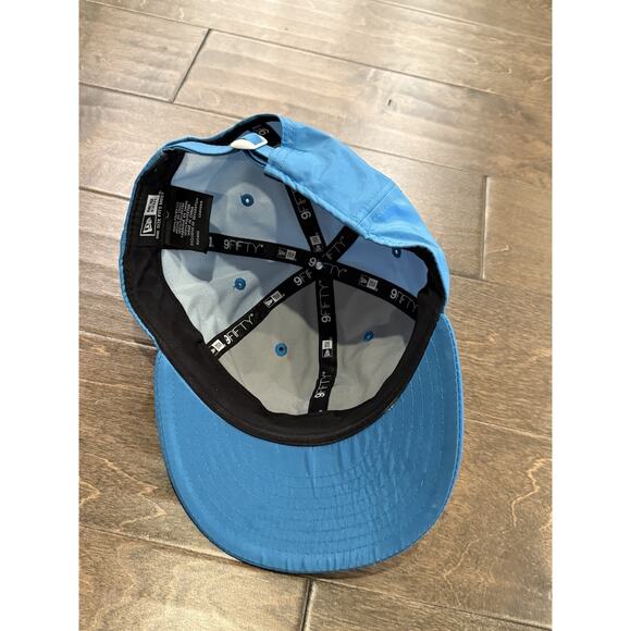 New Era 9Fifty Mens Blue MLB Seattle Mariners Adjustable Strapback Hat Cap - Picture 6 of 8